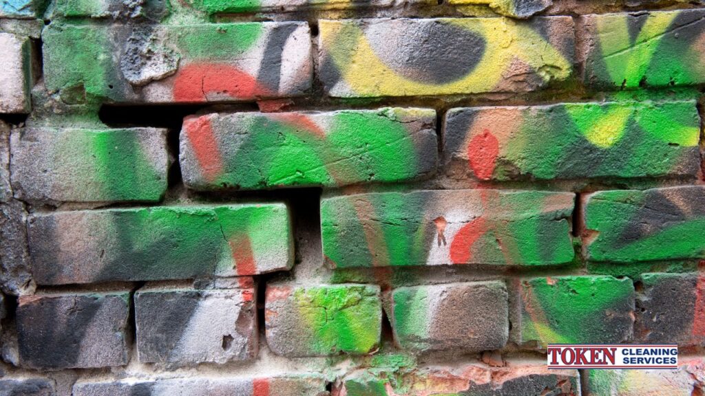 how to remove graffiti from brick