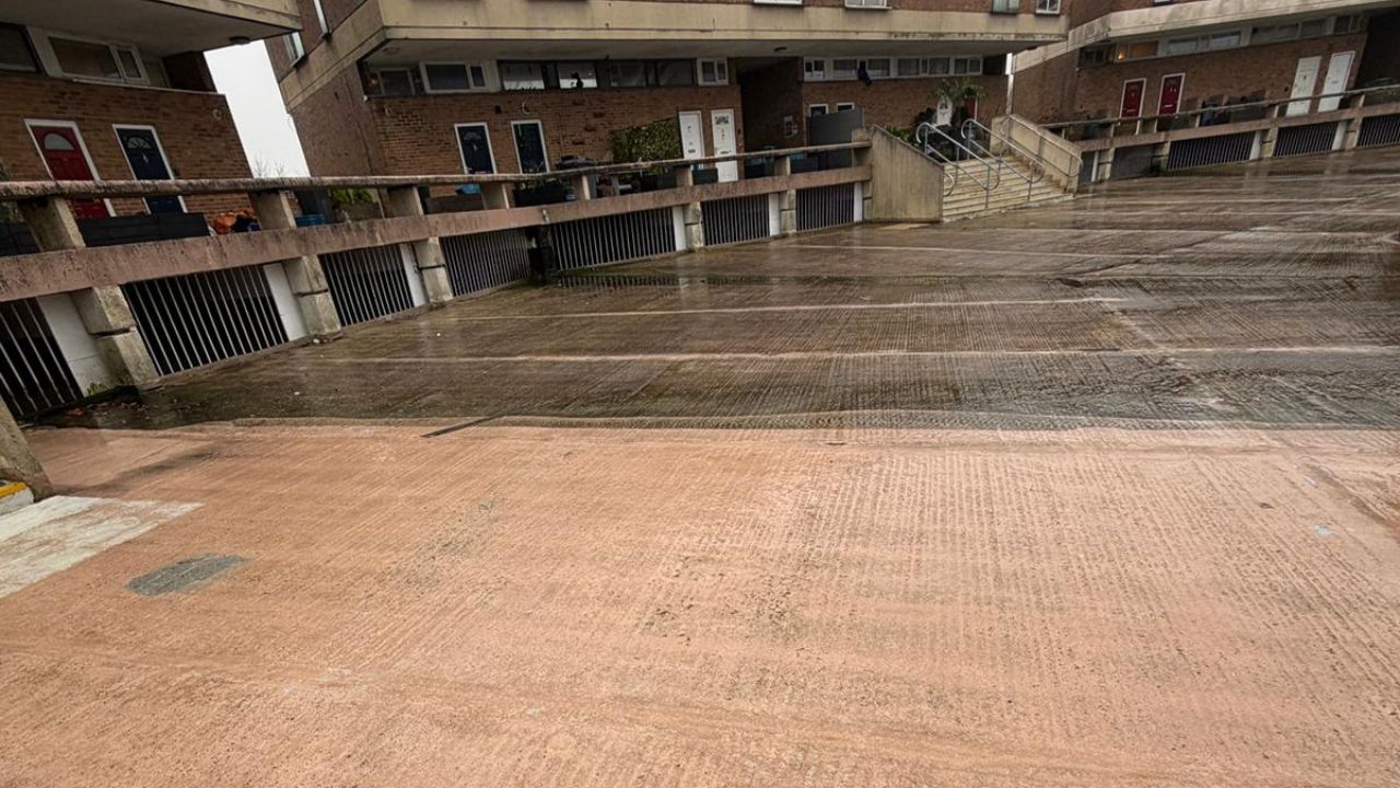 How Do You Clean Slippery Concrete Walkways Safely?