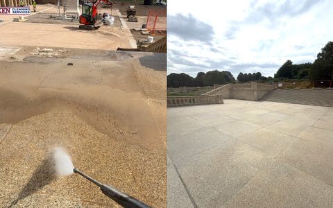 Stone Staircase Cleaning at Crystal Palace