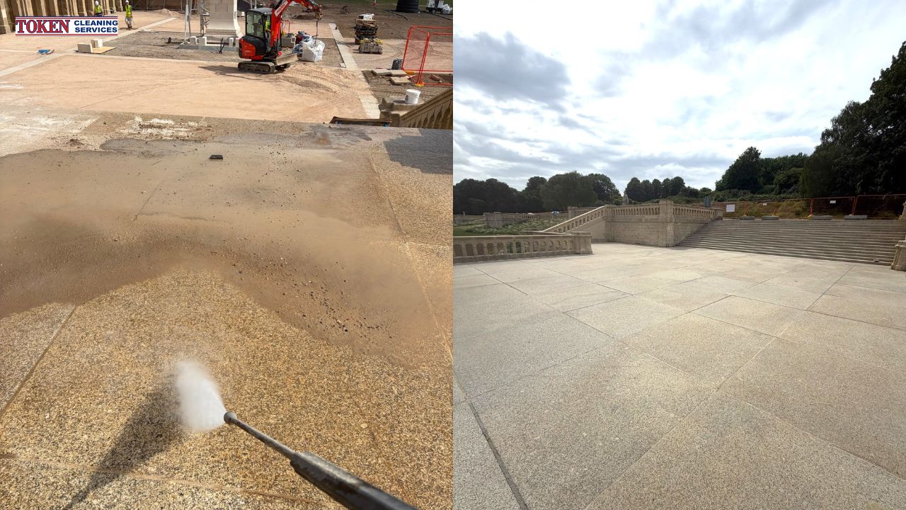 Stone Staircase Cleaning at Crystal Palace