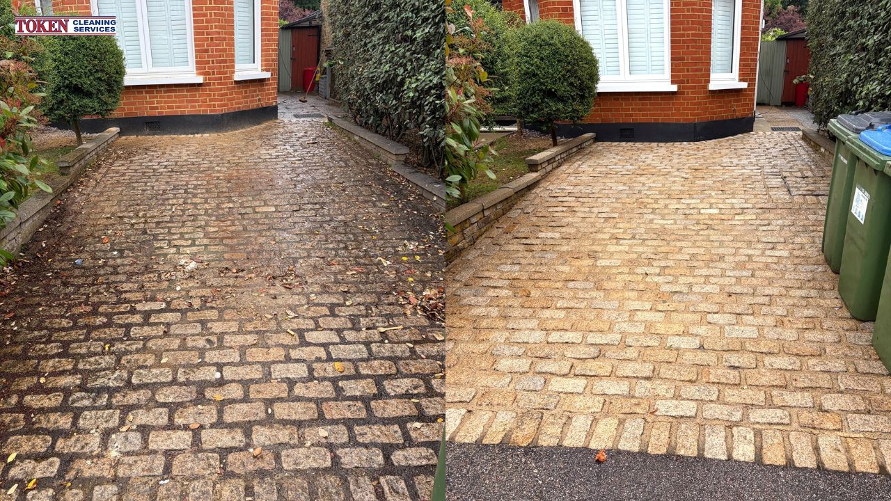 Cobblestone Driveway Cleaning in Eltham